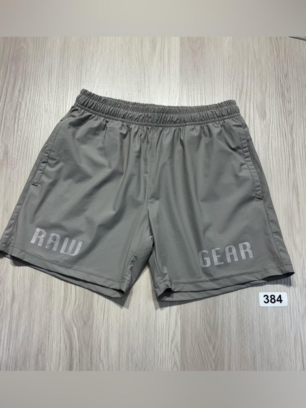 RAW GEAR Men's Athletic Shorts in Gray Size S‎